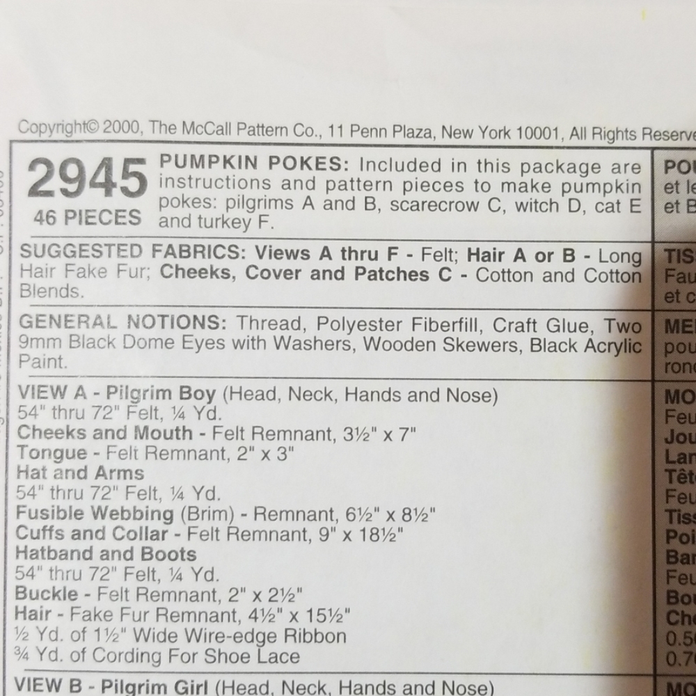 McCall's Crafts patterns! - Picture 7 of 7